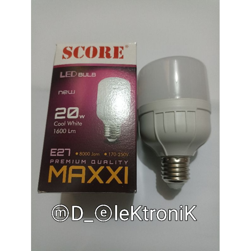 Lampu LED Score 20 watt capsule