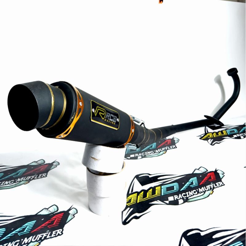 Knalpot racing SATRIA Fu RCB corong Hitam Jupiter mx sonic supra gtr