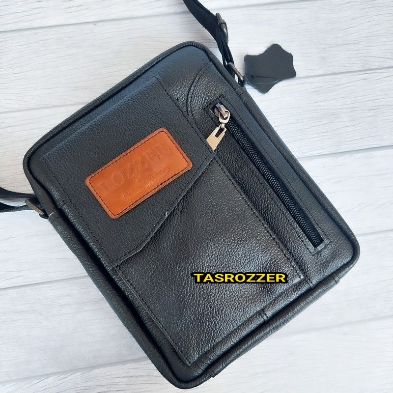 Tas hp selempang kulit sapi made Garut keren