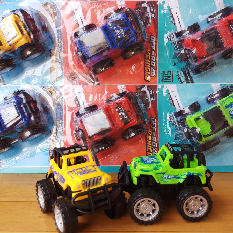 MAINAN ANAK KENDARAAN JEEP | Mainan mobil Jeep pullback |  MAINAN MOBIL JEEP