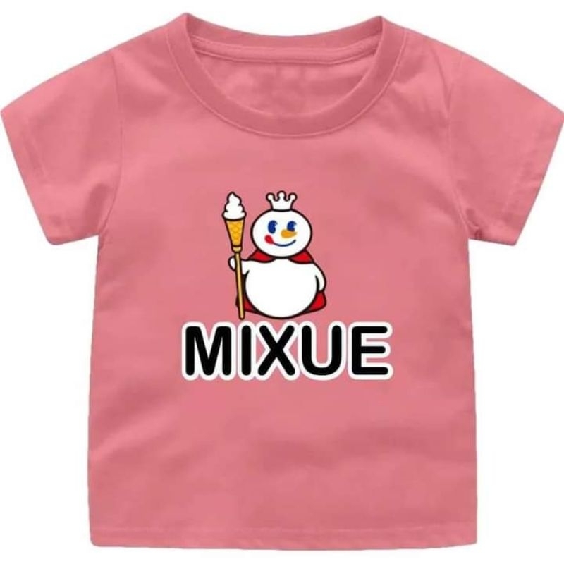 Promo Murah Kaos Anak Unisex Cowok Cewek Lengan Pendek MIXUE Digital Sablon Baju Kaos Anak Laki Laki Atasan Tshirt Anak Usia Umur 2 3 4 5 6 7 8 9 Tahun Zagzeg Clothing