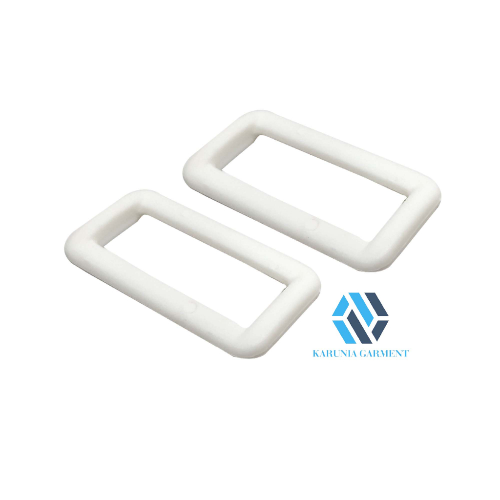 RING KOTAK TAS 3.8 CM PENGAIT CANTELAN TALI WEBBING BAHAN PLASTIK PP SATUAN