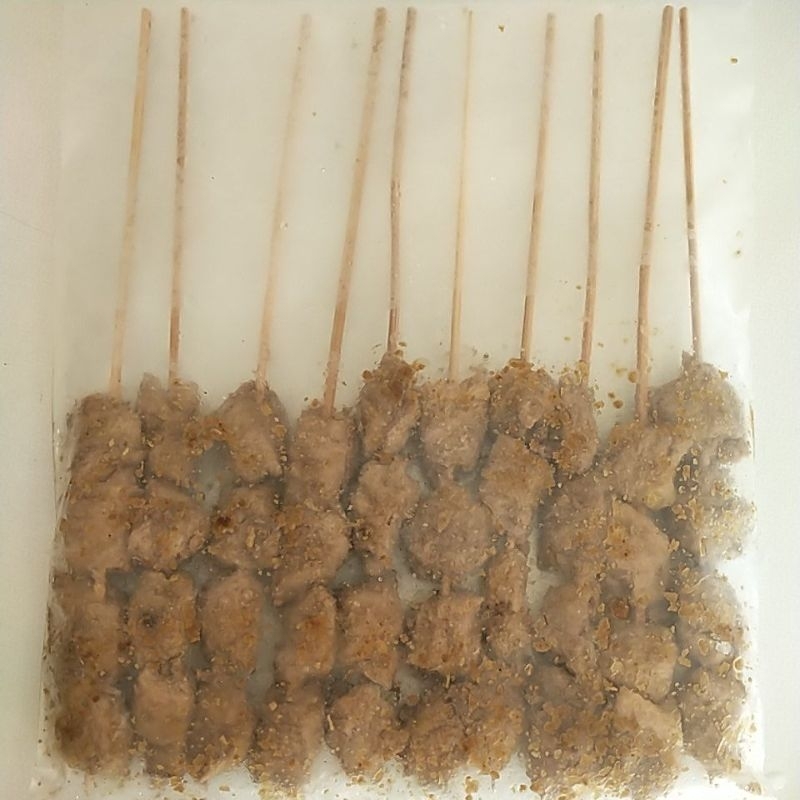 

Sate 10pcs / frozen food vegetarian / pekanbaru