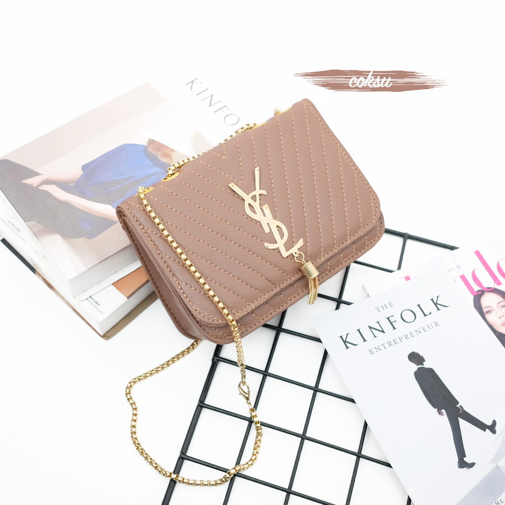 Sling Bag Alena - Tas Selempang Rantai Wanita