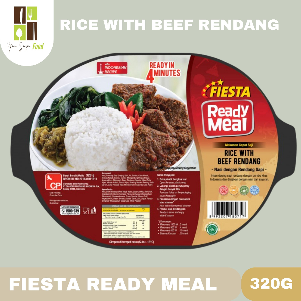 Fiesta Ready Meal Makanan Cepat Saji / Makanan Instan 320g Box