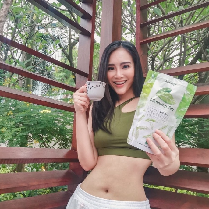 ELUMOR Slimming Tea Original - Teh Celup Diet Pelangsing Badan Herbal Alami 30 Pcs