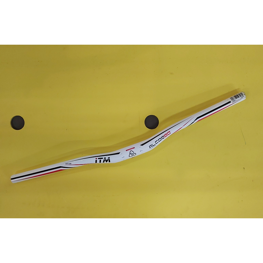 handlebar itm alcor80 31.8 alloy white original stang sepeda mtb hybrid seli