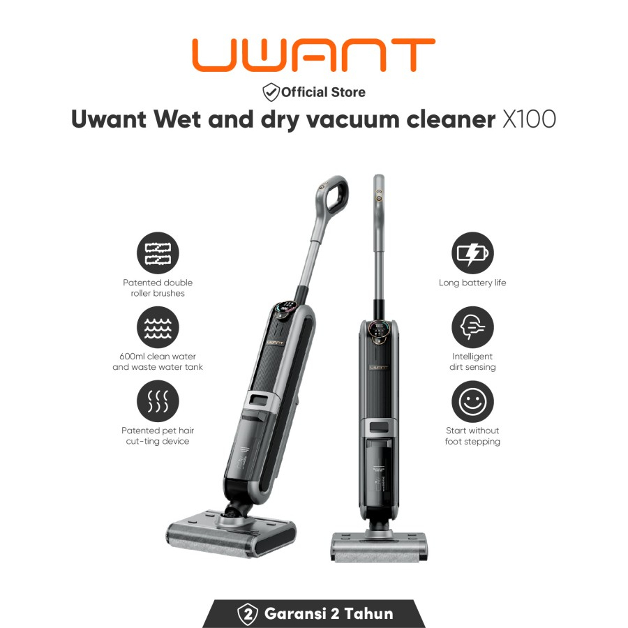 Uwant X100 Vacuum Cleaner Wet And Dry - Penyedot Debu
