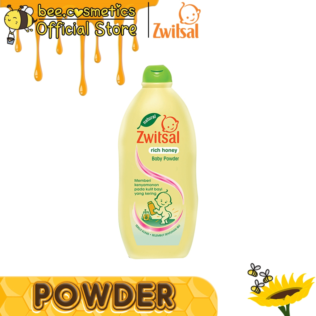 ZWITSAL BABY POWDER / BEDAK TABUR BAYI RICH & HONEY 300GR