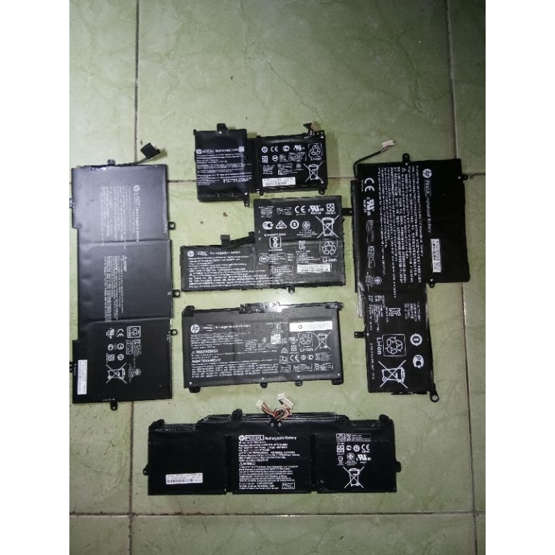 Baterai Laptop Polyimer Merk HP  Drop/Mati untuk kanibalan