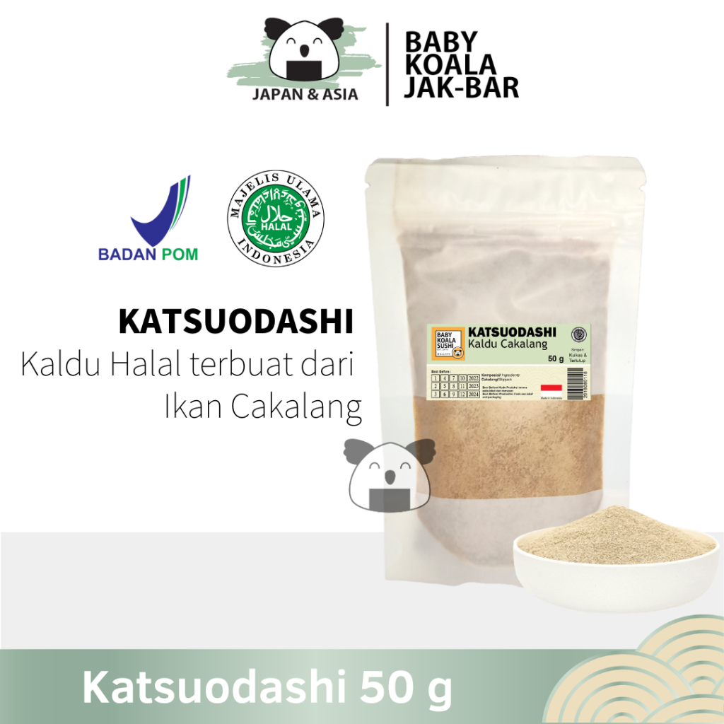 

KATSUO DASHI Katsuodashi Kaldu Ikan Cakalang 50g Halal │ Bonito/ Katsuobushi Stock for Ramenn.
