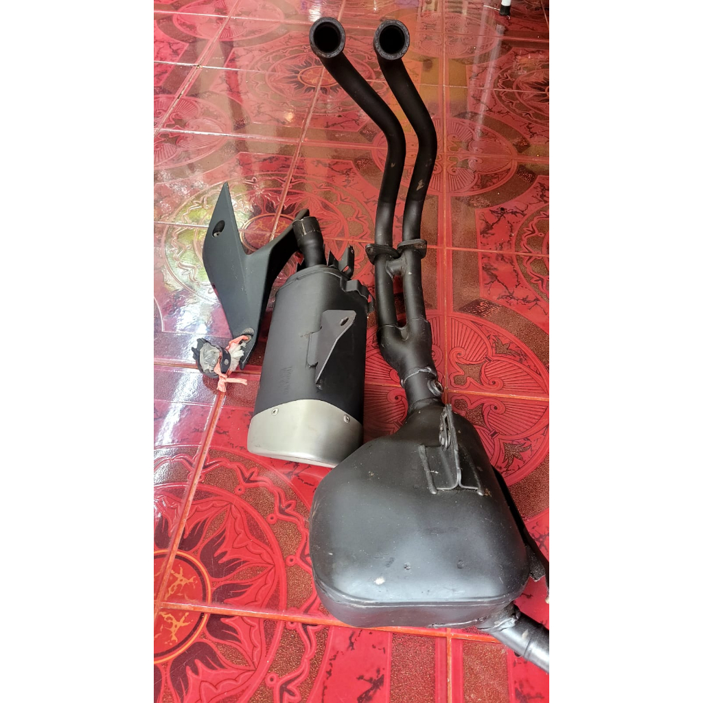 Knalpot Original Full System R25 MT25