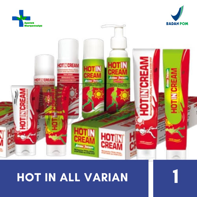 HOT IN CREAM ALL VARIAN / Hotin Cream Original / Strong / HOTIN DCL / Aromatherapy / Tube / Botol