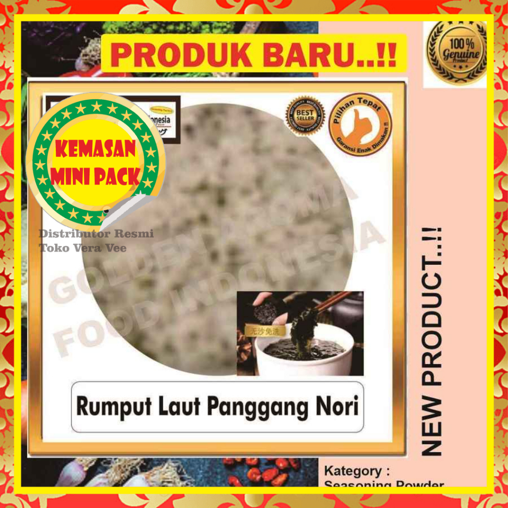 

Bumbu Tabur Rasa Rumput Laut Panggang Nori 50Gr Bubuk Tabur Abon Rumput Laut Panggang Nori Aneka Asin Manis Gurih Terbaik Premium Enak Impor Instan Grosir Kentang