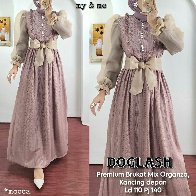 Baju gamis wanita doglash maxy by my&amp;me