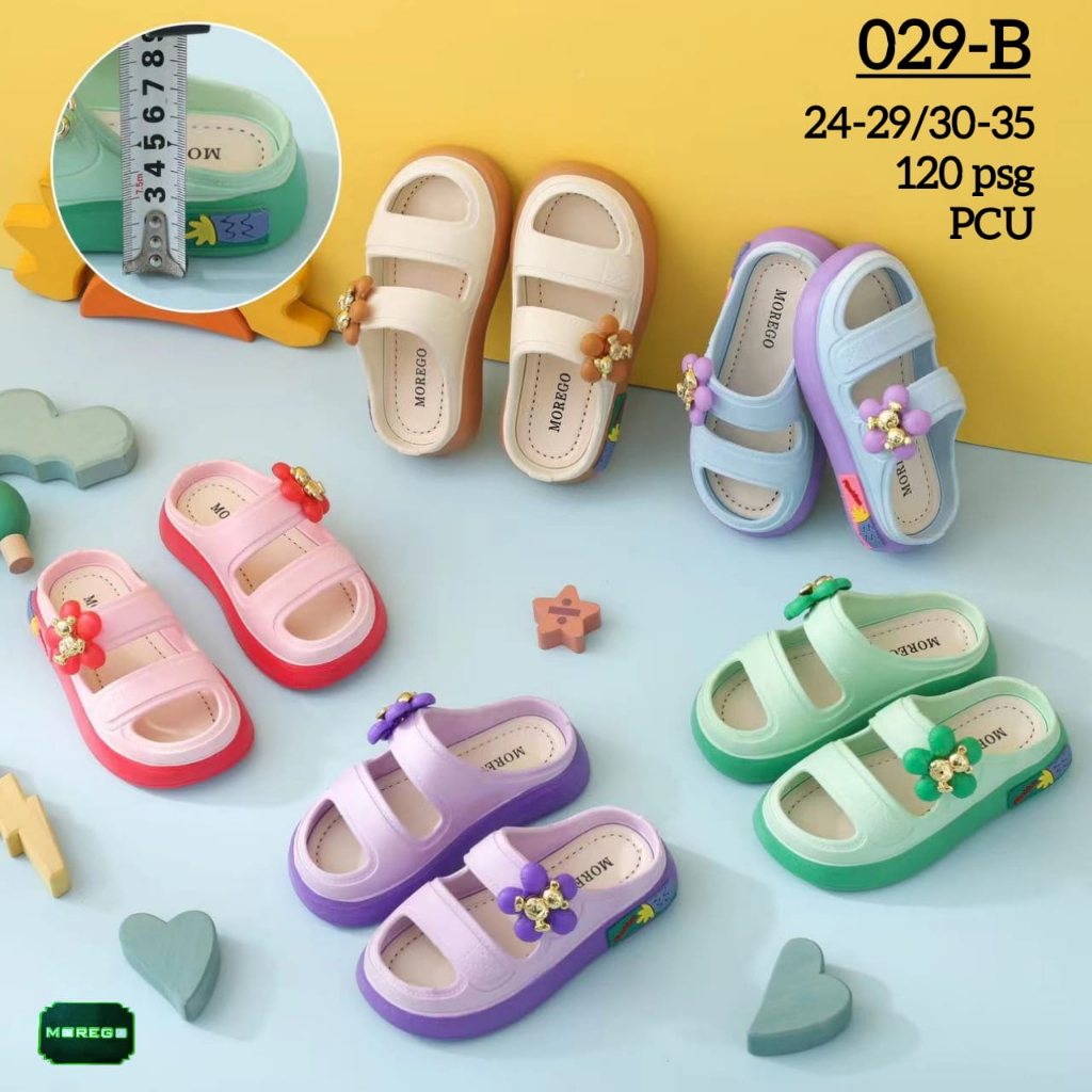 Sandal Selop Anak Ban 2 Bunga Lucu Mewah