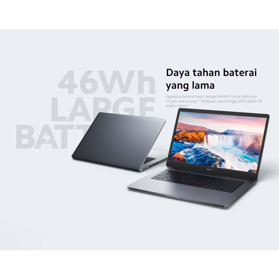 (RESMI) Laptop Xiaomi RedmiBook 15 intel i3-1115G4 Ram 8GB + SSD 256GB