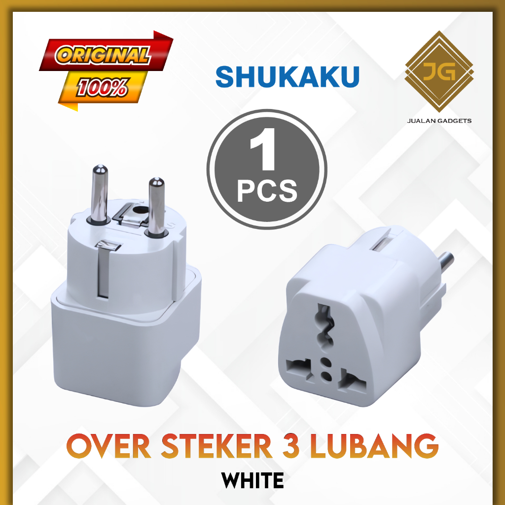 OVER STEKER LUBANG 3 (Kaki 3) SHUKAKU / COLOKAN UNIVERSAL