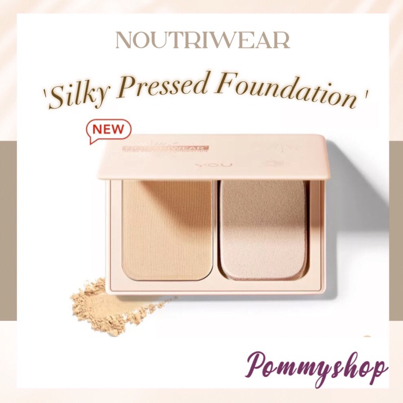 Kosmetik You Noutriwear + Silky Pressed Foundation