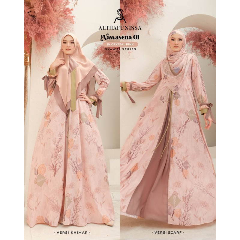 [SCARF SEGI 4] NAWASENA Series • Althafunissa Syari • Premium Syari