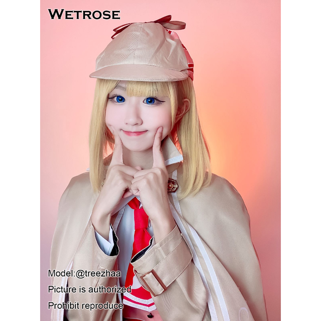 【Wetrose】 Amelia Watson Vtuber Holoilve Virtual Idol Vtuber Costume Cosplay Set