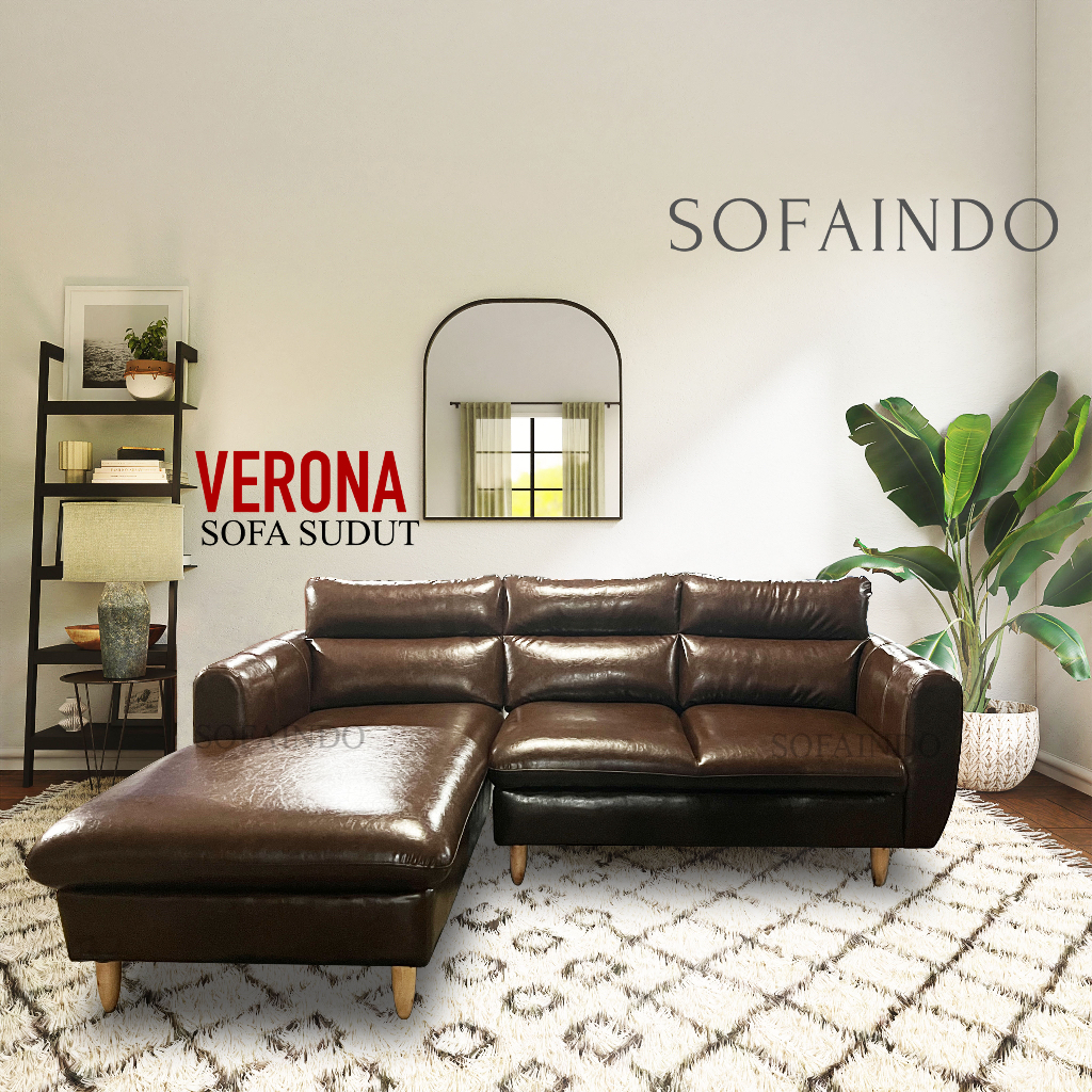 Sofa Sudut - VERONA ( Sofa L/ Sofa Sudut L/ Sofa Sudut L Minimalis Bergaransi Premium Bergaransi Kur