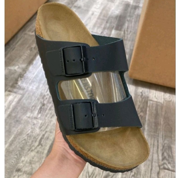 SANDAL PRIA BIRKENSTOCK ARIZONA SMOOTH LEATHER (REGULAR) ORIGINAL