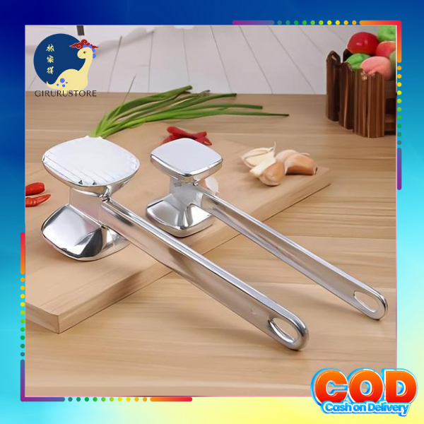 Palu Daging Pelembut Pelunak Daging Stainless Steel / Penumbuk Penghalus Daging Meat Hammer Stainless Steel Alat Gepuk Daging