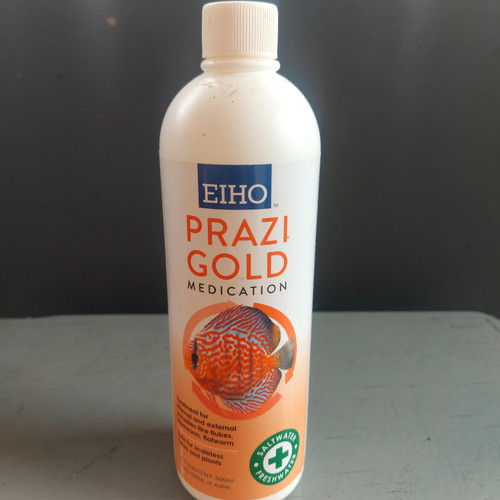Obat Eiho Prazi Gold External Internal Parasites Bakteri 500 ml