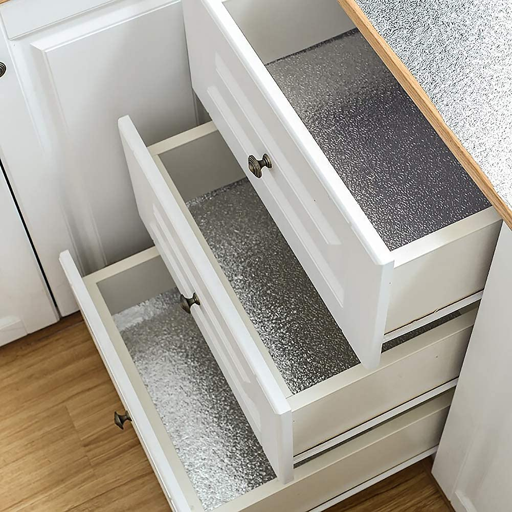 PROMO TERMURAH - Wallpaper Stiker Dapur &amp; Kamar Mandi Anti Air Minyak dan Api Motif Aluminium Foil Glossy Uk 100cmx60cm