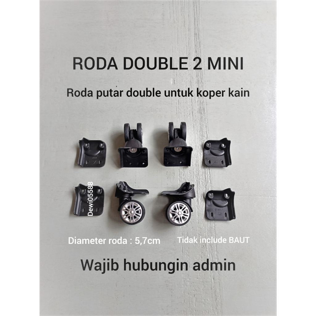 RODA KOPER, RODA DOBEL, RODA KOPER KAIN, RODA DOUBLE KOPER KAIN, SPAREPART KOPER, RODA PUTAR 360°, RODA KOPER PUTAR 360, RODA KOPER TRAVEL. SPAREPART KOPER