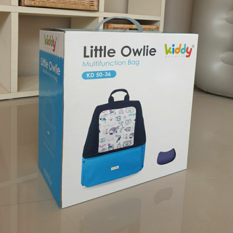 Kiddy Cooler Multifungtion Bag + Ice Gel 200g | Little Owlie | Tas Bayi Penyimpanan Asi Cooler Bag