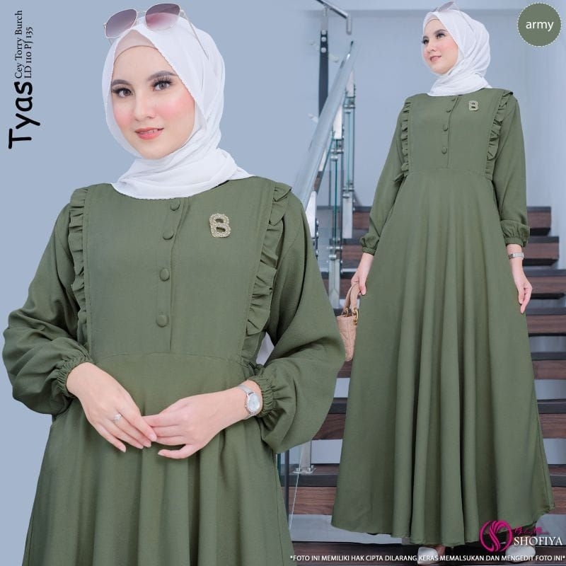 [READY] ZERNITAA • TYAS DRESS BY SHOFIYA LD 110 BUSUI