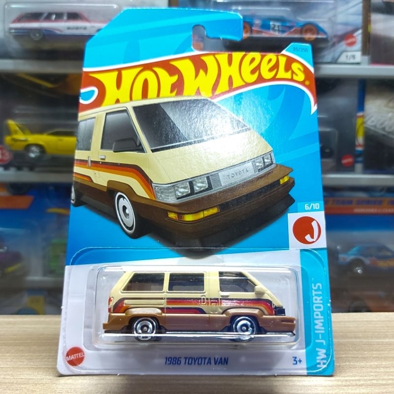 HOT WHEELS 1986 TOYOTA VAN BROWN 2023