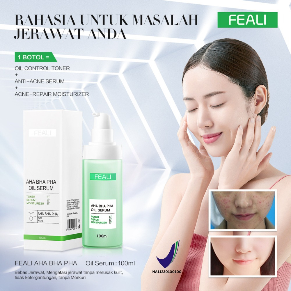 | LB | FEALI AHA BHA PHA OIL SERUM ANTI ACNE &amp; CERAMIDE OIL SERUM BERRIER REPAIR 100ml