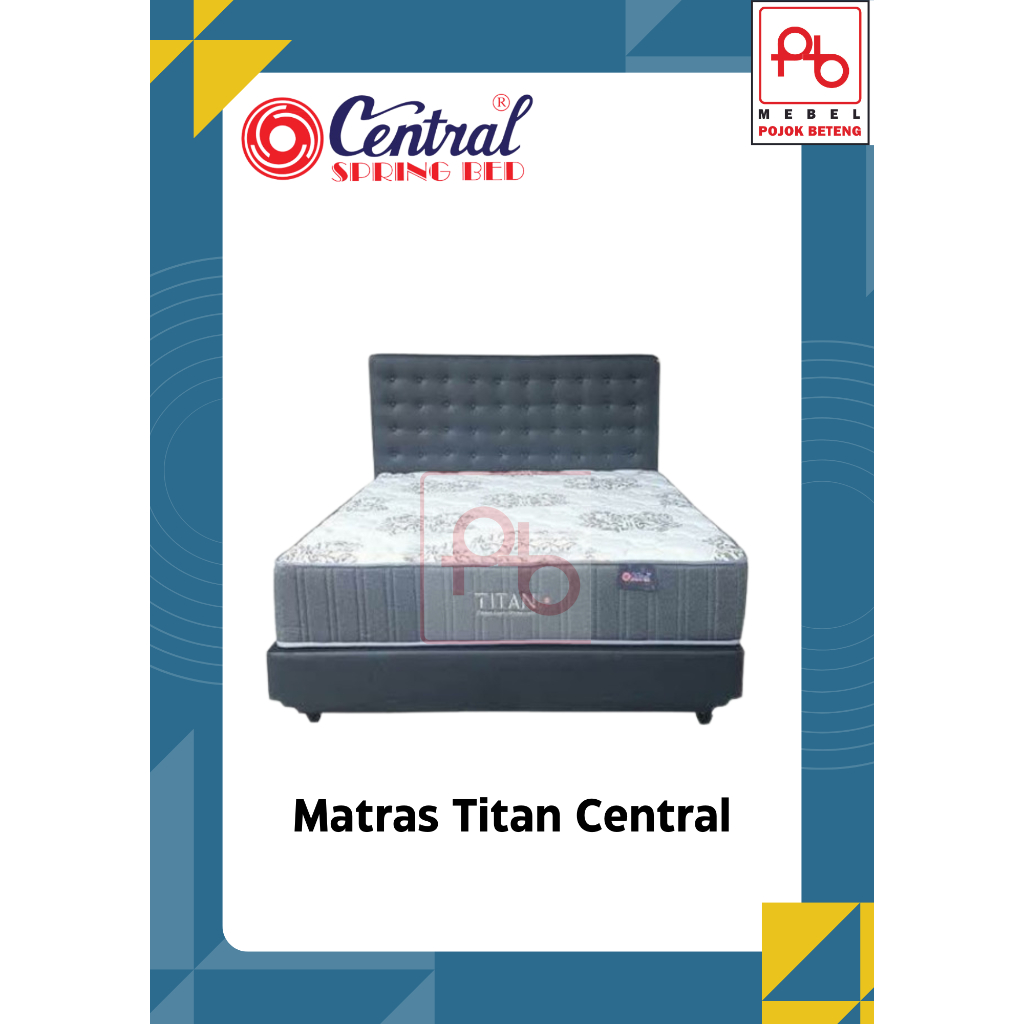 Termurah Springbed Central Titan ukuran 90 100 120 160 180 200 Jogja