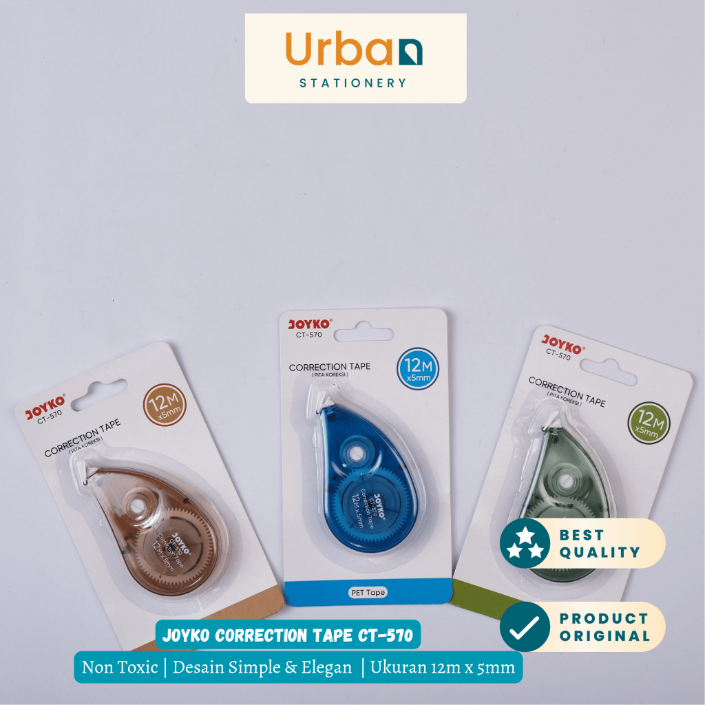 

Tip Ex / Pita Koreksi Correction Tape Joyko CT-570