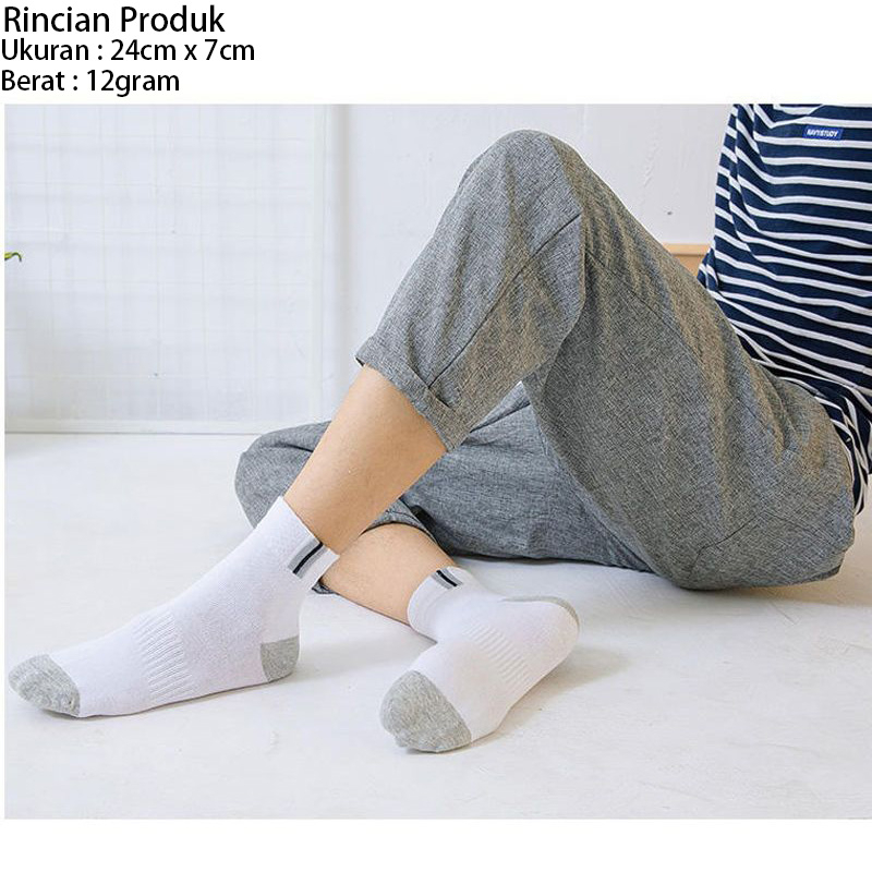 Kaus Kaki Unisex Casual Pria Wanita Import Socks Ukuran 24cm x 7cm  W1A6
