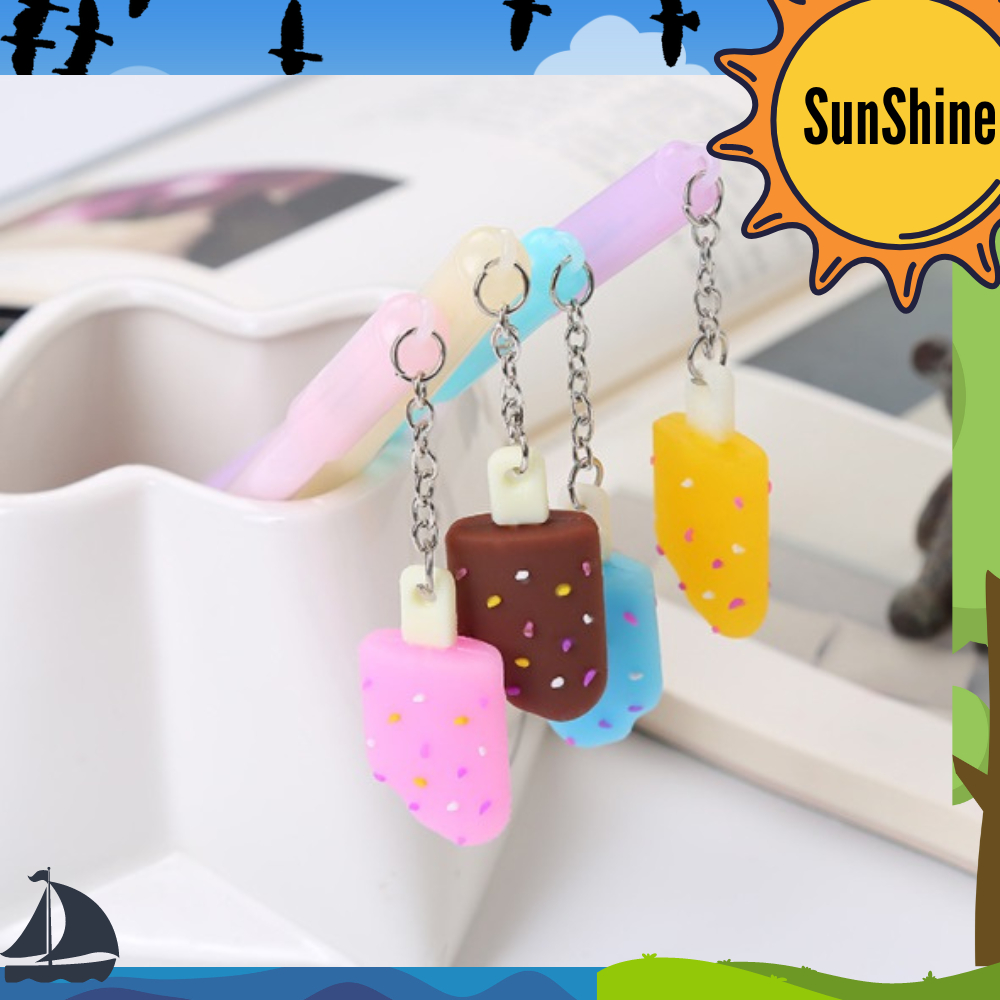 

✨ Sunshine Fancy ✨ SELUSIN / 12 Pcs Pulpen ES KRIM S0196