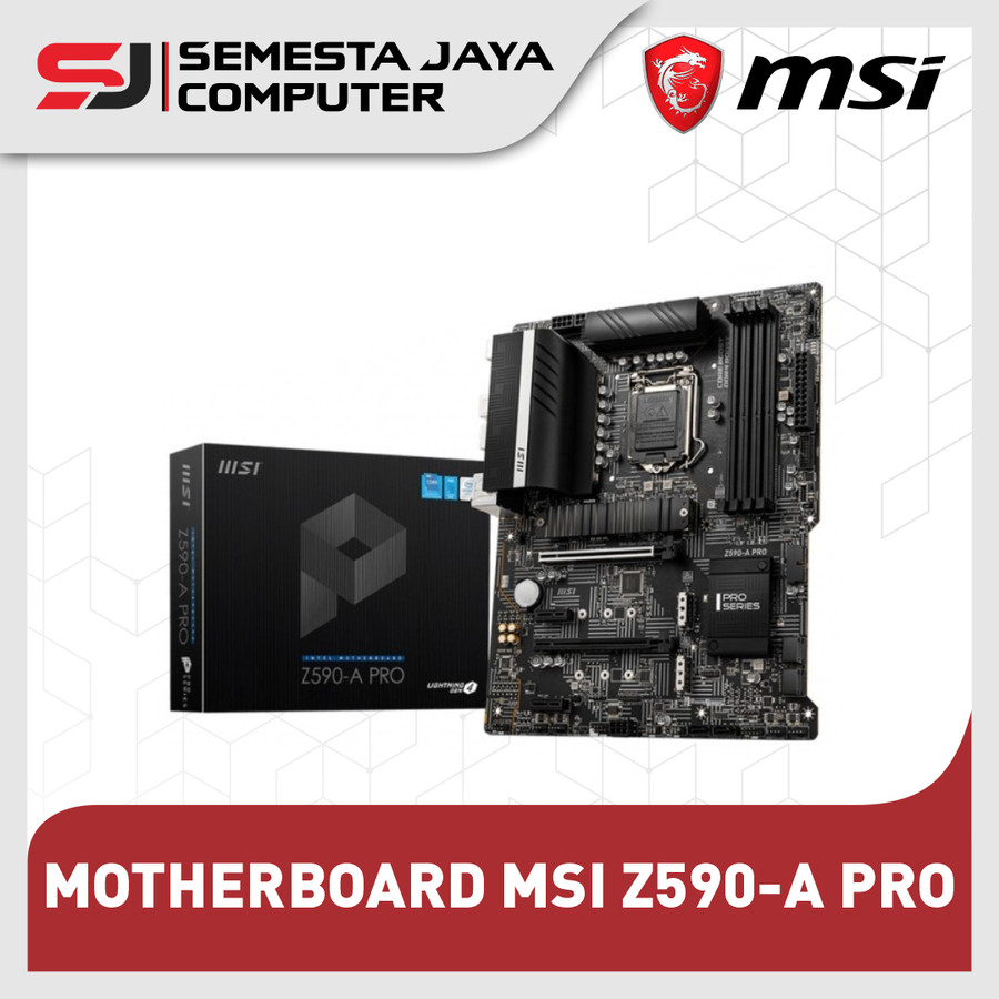 MOTHERBOARD MSI Z590-A PRO intel LGA1200 Z590 DDR4 - Rocket Lake