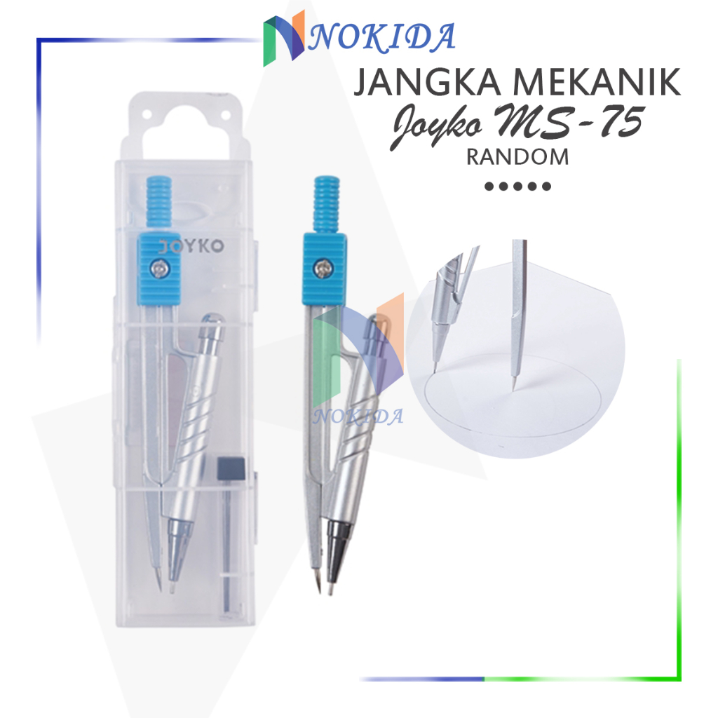 

Nokida Jangka Set Math Joyko MS-75 + Pensil Mekanik / Alat Tulis Membuat Garis Lingkaran Busur