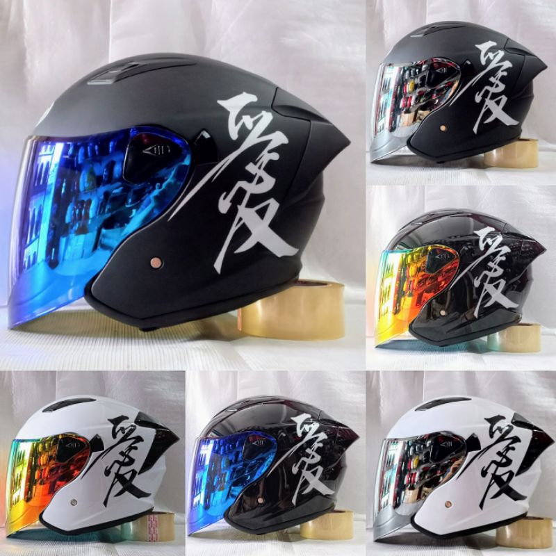 HELM NHK R1 MAX KANJI PAKET GANTENG