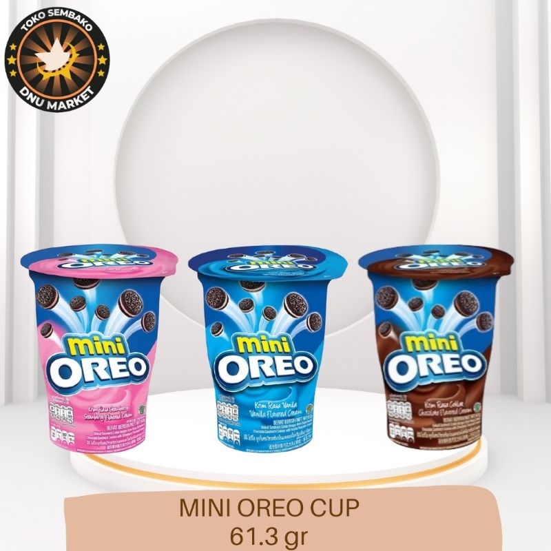 

KRAFT SANDWICH MINI OREO BISKUIT OREO RASA COKLAT | VANILA | STRAWBERRY | 61.3g