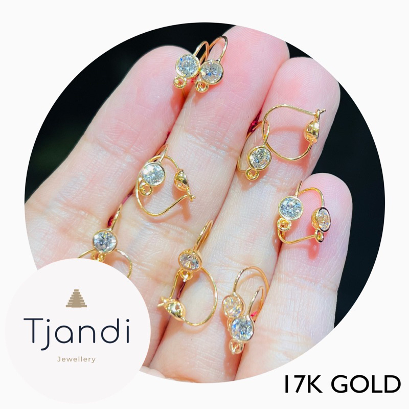 Anting Bayi Baby Emas Newborn 17K