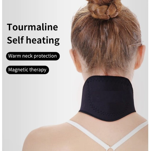 Sabuk Penghangat Terapi Pemijat Leher Infrared - Neck Magnetic Tcare Tourmaline