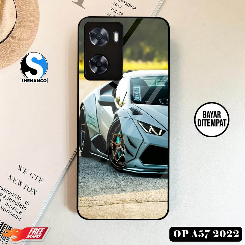 [COD]Promo Case Oppo A57 4G 2022 Gambar Wallpaper Mobil Aesthetic Casing Hp Bisa Type Lain Desain Ke