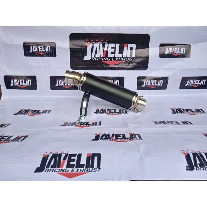 Silencer Knalpot Racing BULAT COATING Polos/Laser Nama (Inlet 50) Semua Tipe Motor