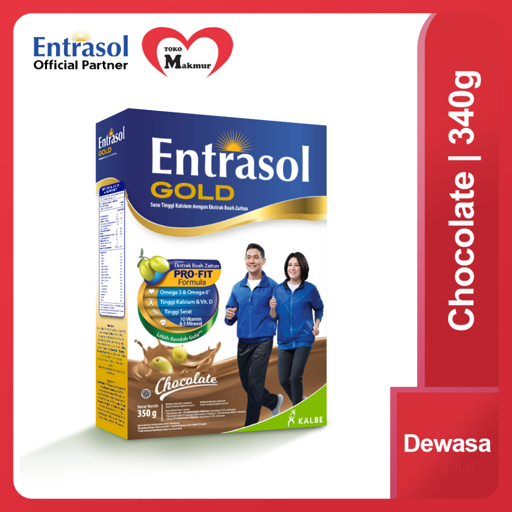 Entrasol Gold Original / Vanila / Coklat 340gr / Toko Makmur Online