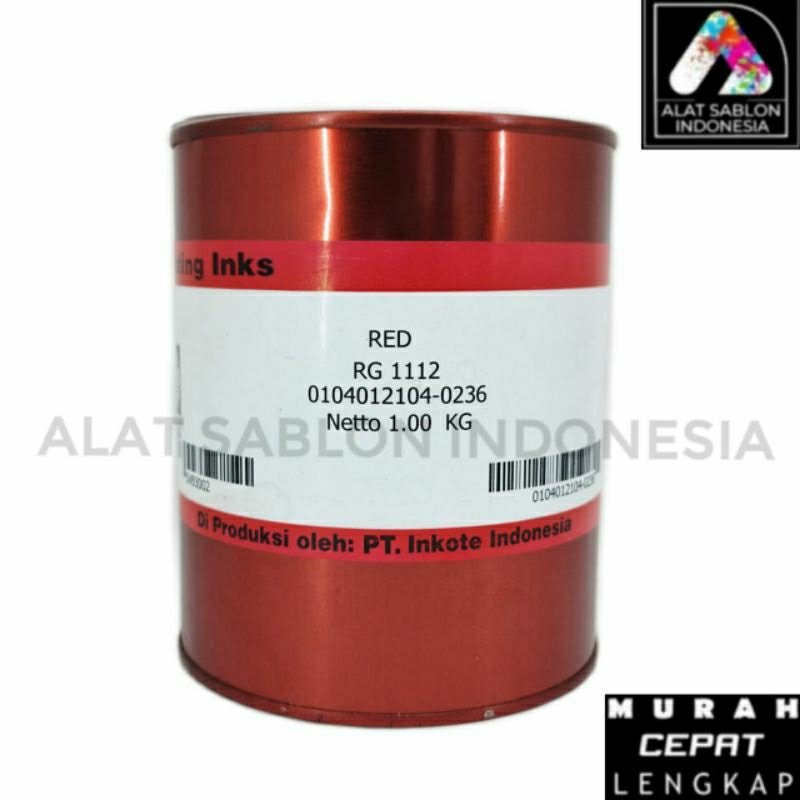 

TINTA RG 1112 RED ROYAL GUARD TINTA SABLON PVC 1KG
