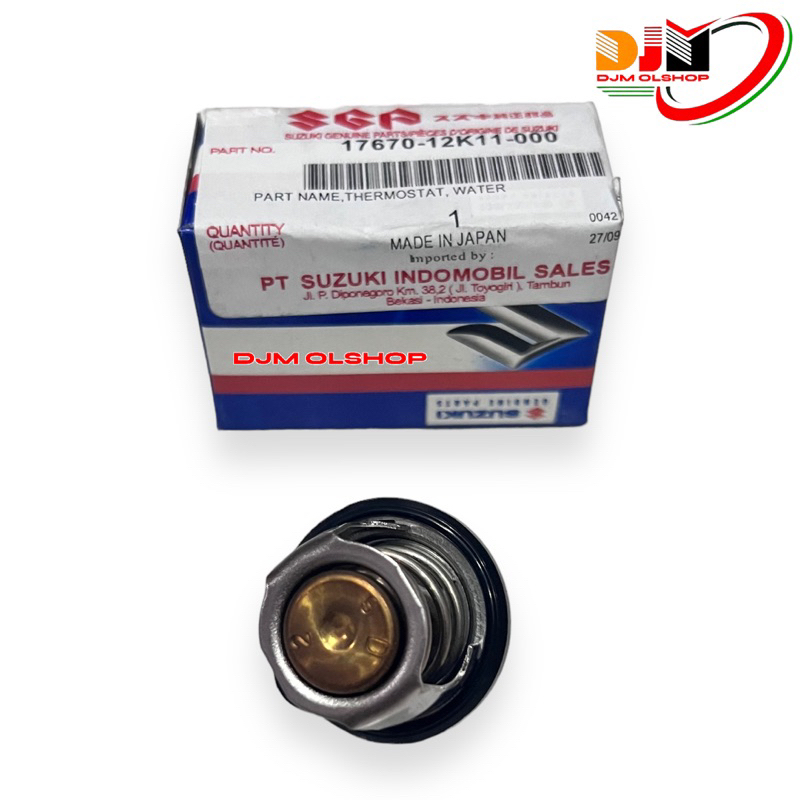 Thermostat Water Assy Gsx 150 Satria Fu Injeksi Original Suzuki SGP 17670-12K11-000